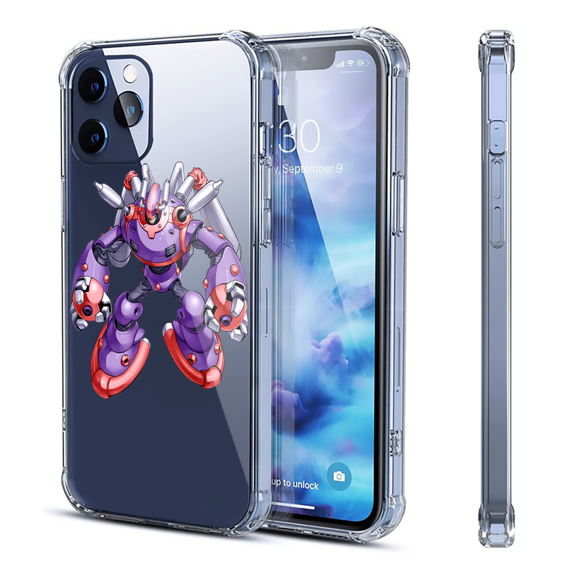 （画像用） 遊☆戯☆王 Yu-Gi-Oh! 【iPhone 12シリーズ対応】透明スマホケース（クリアソフトケース）